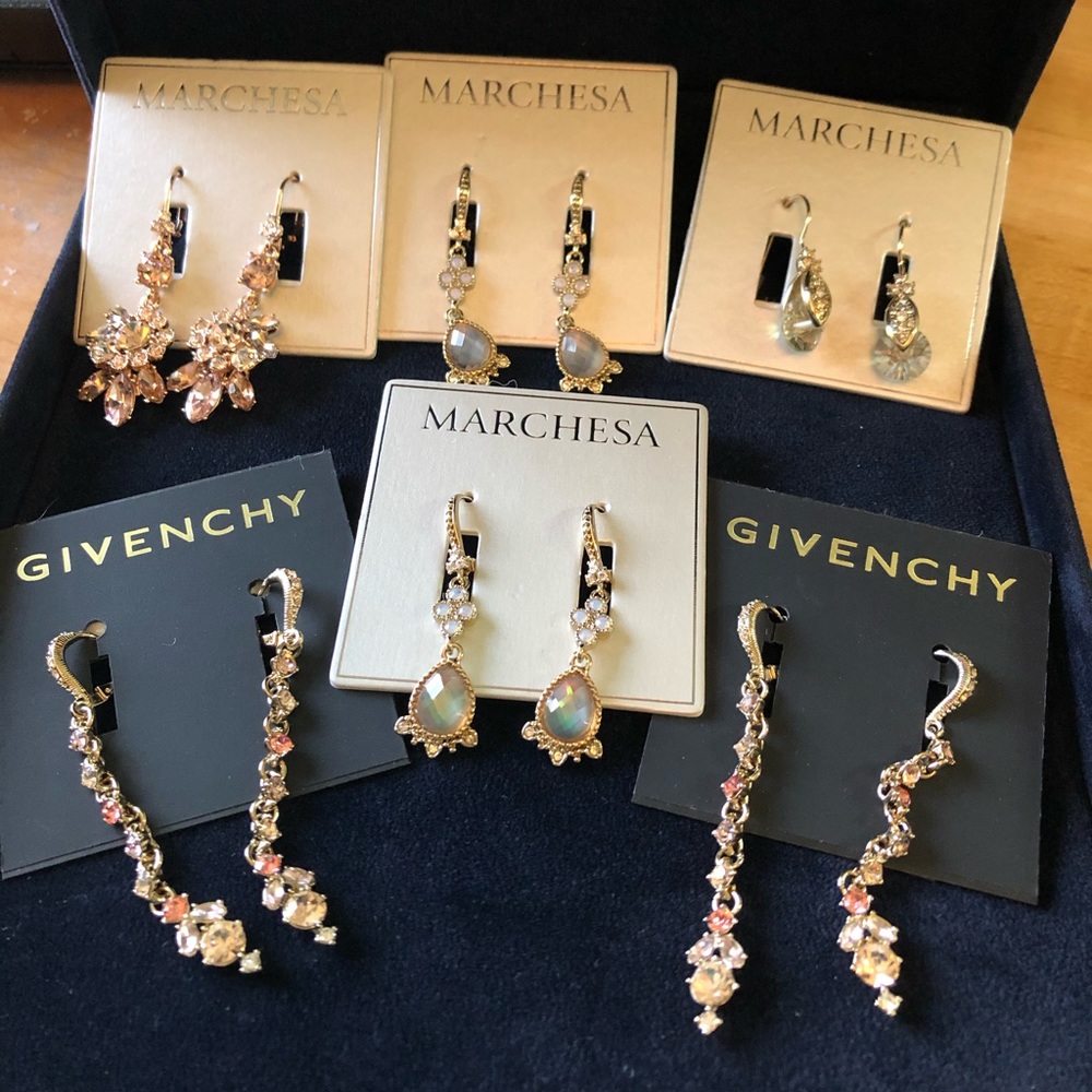 Marchesa & Givenchy fine jewelry, earrings